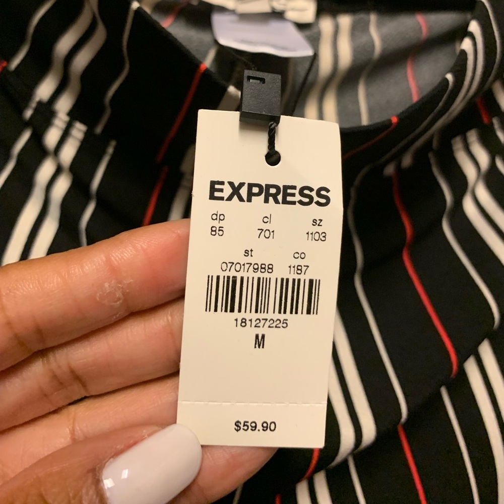 Pinstripe comfy pants never worn